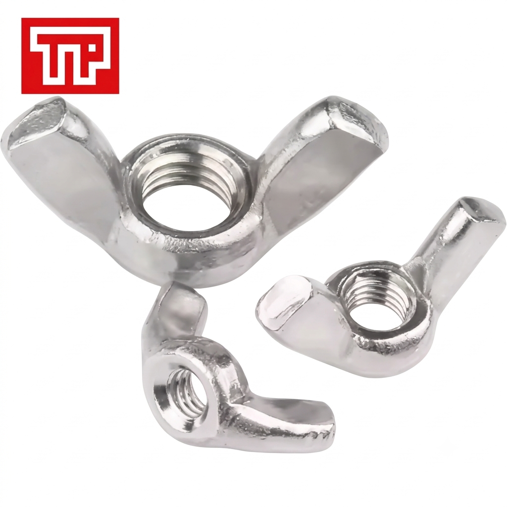 Đai ốc tai hồng inox 304